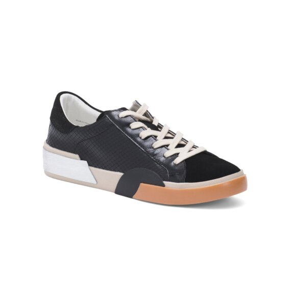 DOLCE VITA Onyx Leather Zina Sneakers - Picture 1 of 2